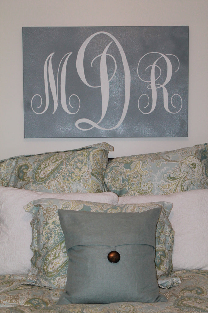 Monogrammed Canvas